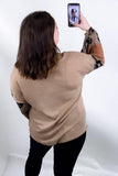 Shyann color block top