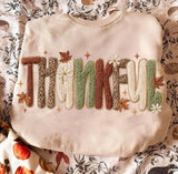 Last minute thankful sweatshirt