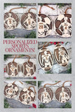 PERSONALIZED SPORTS ORNAMENTS