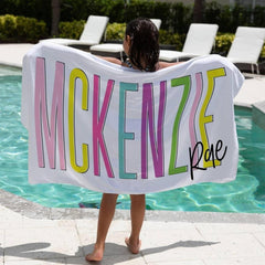 Personalized beach towels 2024