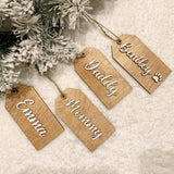 Stocking Tags personalized